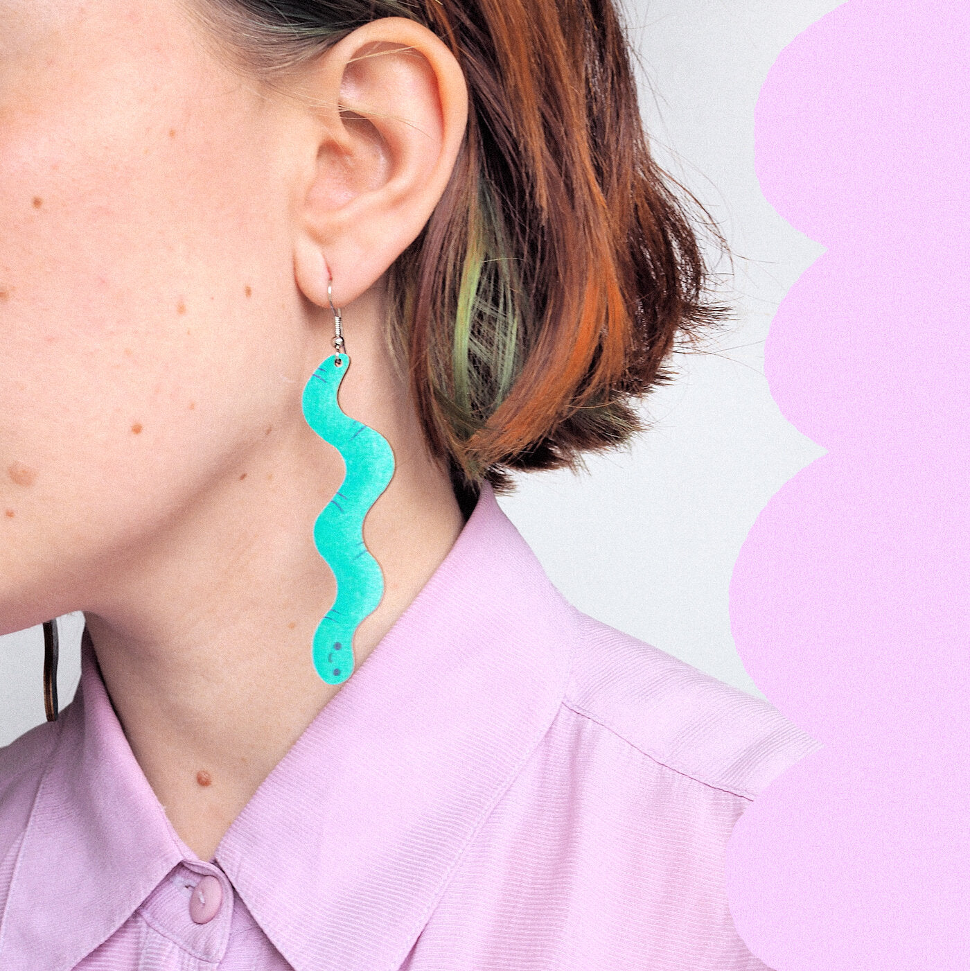 Turkoosit Madot - korvikset